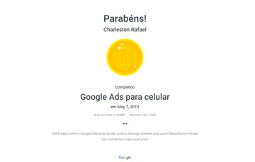 certificado Google Ads Celular